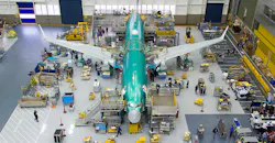 Boeing begins final assembly of first 737 MAX 8, Sept. 2015. Boeing begins final assembly of first 737 MAX 8, Sept. 2015.