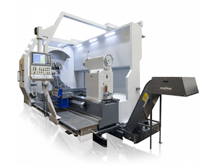 Cutaway view of Methods Machine Tools CNC machine.