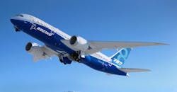 The Boeing 787 Dreamliner. The Boeing 787 Dreamliner.