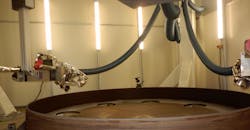 The IMTS 2022 Additive Manufacturing Pavilion will showcase technology for large parts, such as this rocket engine nozzle liner for NASA, from exhibitor DM3D Technologies, booth 433020 in the McCormick Place West Building. The IMTS 2022 Additive Manufacturing Pavilion will showcase technology for large parts, such as this rocket engine nozzle liner for NASA, from exhibitor DM3D Technologies, booth 433020 in the McCormick Place West Building.