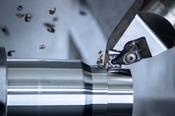 Ceratizit's Dragonskin multi-layer coating lowers heat and lessens tool wear. Ceratizit's Dragonskin multi-layer coating lowers heat and lessens tool wear.
