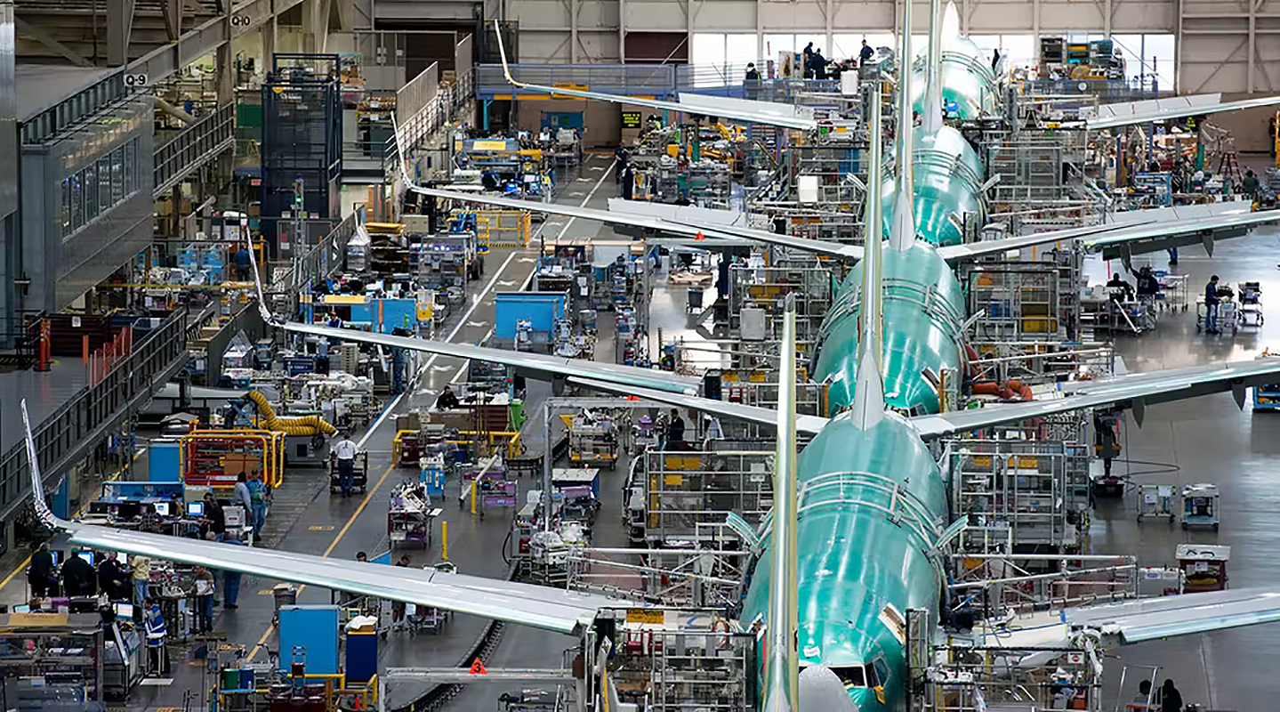 Boeing 737 assembly, Renton, Wash.