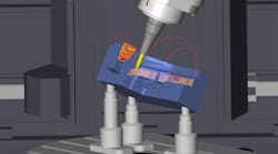 hyperMILL&circledR; VIRTUAL Machining Optimizer enables individual part programs to be linked with smooth, safe connections.