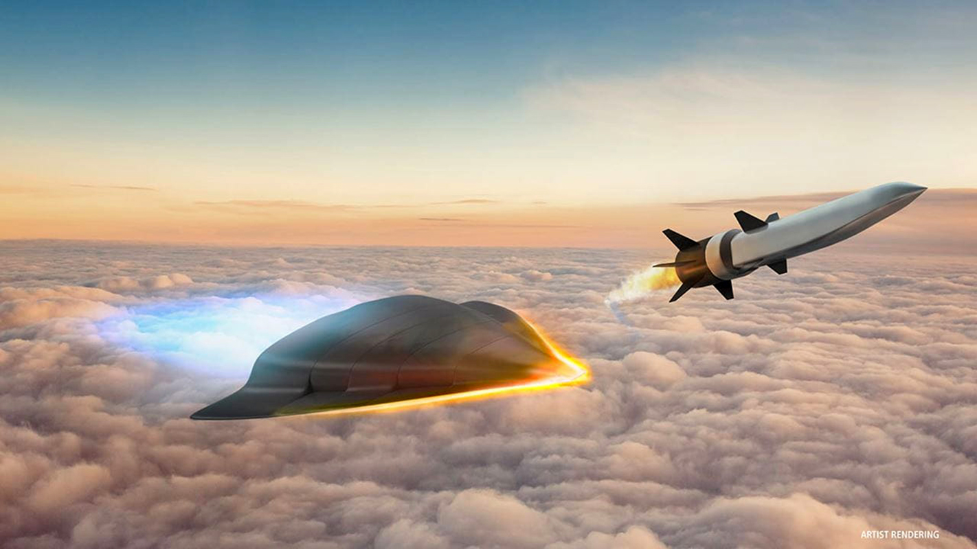 Raytheon Technologies illustration of its Glide Interceptor Program concept technology.