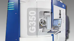 GROB G350 compact five-axis universal machine.