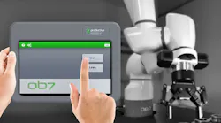 Productive Robotics’ user interface allows operators to teach a cobot to perform tasks by showing it each step of a job.