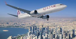 Qatar Airways 737 MAX 10. Qatar Airways 737 MAX 10.