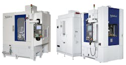 Nidec Machine Tool America GE15HS gear hobbing machine; ZI20A-G generating internal gear grinder. Nidec Machine Tool America GE15HS gear hobbing machine; ZI20A-G generating internal gear grinder.