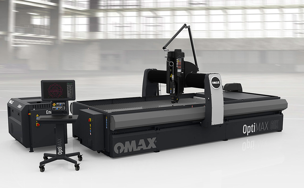 The OMAX Corp. OptiMAX 60X precision jet-machining center.