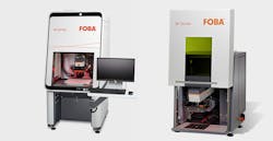 FOBA M-series laser marking workstations M2000 – with FOBA Mosaic – and M1000 – equipped with a rotary unit – will be available for laser marking demonstration at IMTS 2022. FOBA M-series laser marking workstations M2000 – with FOBA Mosaic – and M1000 – equipped with a rotary unit – will be available for laser marking demonstration at IMTS 2022.