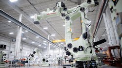 Kawasaki Robotics BX100N robot. Kawasaki Robotics BX100N robot.