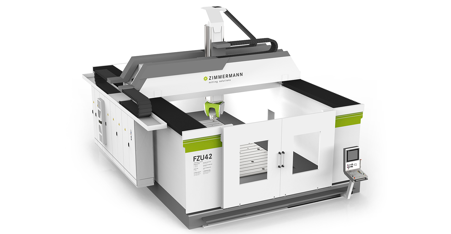 The FZ42 CNC is suitable for the entire range of component machining. The structurally rigid center-guiding gantry, cross and Z-Ram, and dynamic milling head allow consistent, efficient milling processes. This combination of high thermal stability and rigidity meets industry-specific requirements in tool-and-die making, aerospace and automotive industries.