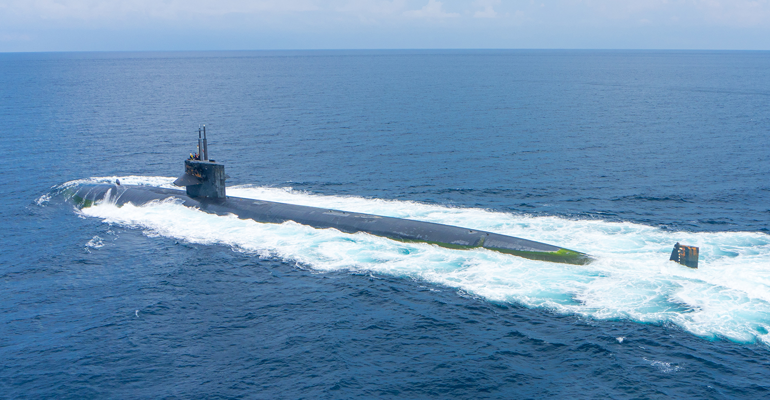 USS Louisville, USN Los Angeles-class nuclear sub.