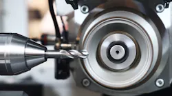 Vertical CNC milling machine with carbide end mill carbide.