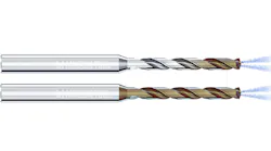 CrazyDrill Titanium PTC for pure titanium and the CrazyDrill Titanium ATC for alloyed titanium.