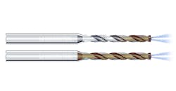 CrazyDrill Titanium PTC for pure titanium and the CrazyDrill Titanium ATC for alloyed titanium. CrazyDrill Titanium PTC for pure titanium and the CrazyDrill Titanium ATC for alloyed titanium.