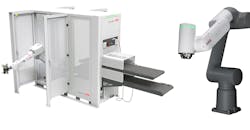 ABB Robotics FlexLoader machine-tending (left); GoFa cobot equipped for welding (right.) ABB Robotics FlexLoader machine-tending (left); GoFa cobot equipped for welding (right.)