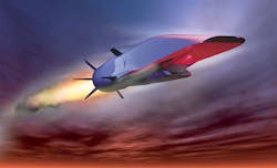 LIFT concept illustration of a hypersonic missile. LIFT concept illustration of a hypersonic missile.