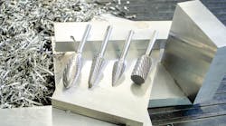 Cutters and drills for precision CNC machining.