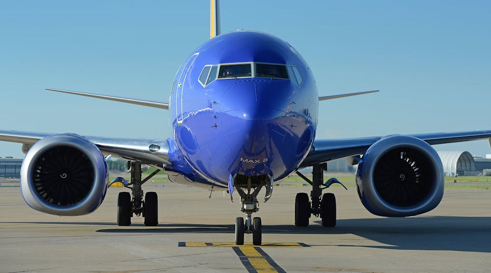 Southwest Airlines / Boeing 737 MAX-8, St. Louis, Mo., May 30, 2018.