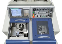 Close-up view of the high-speed MW35 twin-spindle turning machine. Close-up view of the high-speed MW35 twin-spindle turning machine.