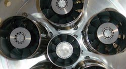 GE industrial gas turbine fuel nozzles. GE industrial gas turbine fuel nozzles.