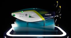 Airbus fuel-cell concept for the A380 ZEROe demonstrator aircraft. Airbus fuel-cell concept for the A380 ZEROe demonstrator aircraft.