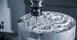 CNC milling machine. Cutting metal modern processing technology. CNC milling machine. Cutting metal modern processing technology.