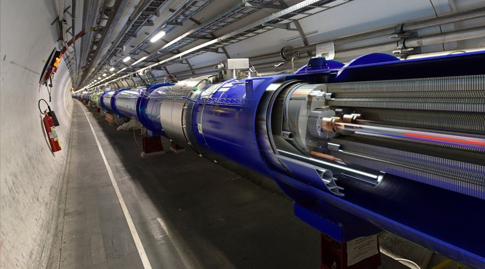The Large Hadron Collider at CERN.
