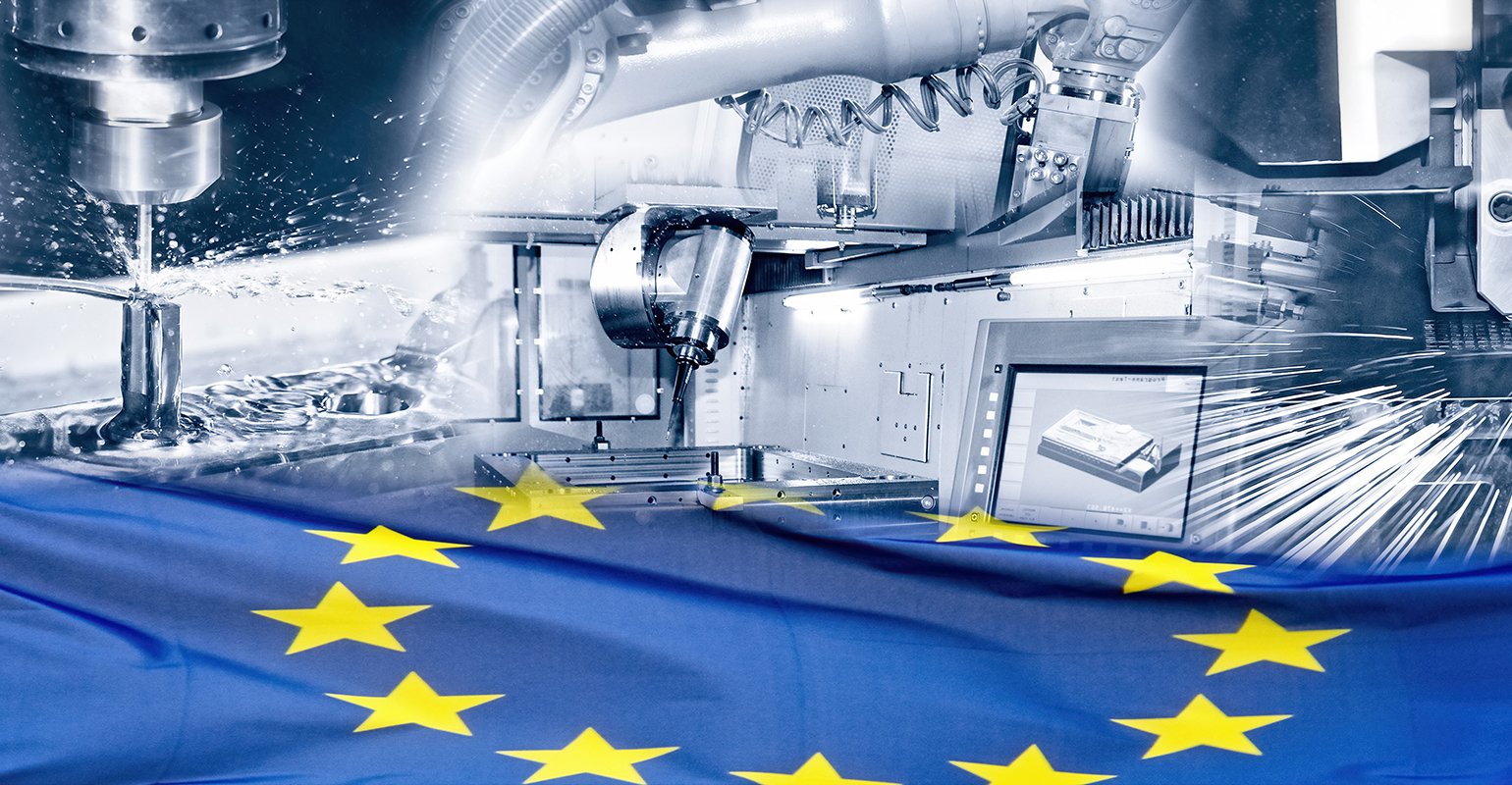 EU machine-tool sector graphic.