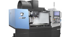 DN Solutions&rsquo; new SVM 5100L vertical machining center is a larger version of the SVM 4100.