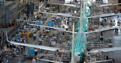 Boeing Next-Generation 737 final assembly line in Renton, Wash. Boeing Next-Generation 737 final assembly line in Renton, Wash.