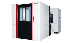 Toyoda's FH5000S HMCs with 60-tool ATC capacity are designed for speed and production reliability, with a large work area, high speed spindle, and high torque features. Toyoda's FH5000S HMCs with 60-tool ATC capacity are designed for speed and production reliability, with a large work area, high speed spindle, and high torque features.