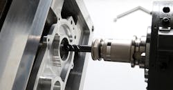 Toyoda's FH5000S HMCs with 60-tool ATC capacity are designed for speed and production reliability, with a large work area, high speed spindle, and high torque features. Toyoda's FH5000S HMCs with 60-tool ATC capacity are designed for speed and production reliability, with a large work area, high speed spindle, and high torque features.