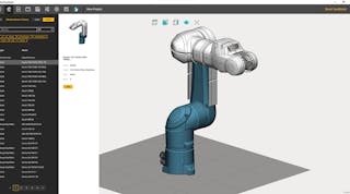 SprutCAM X Robot software includes a library of nearly 700 models of robot mechanisms.