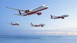 Air India will take ownership of 250 new Airbus aircraft, lease 25 more Airbus jets, and 220 new Boeing jets – with options for options for 50 additional aircraft from Boeing. Air India will take ownership of 250 new Airbus aircraft, lease 25 more Airbus jets, and 220 new Boeing jets – with options for options for 50 additional aircraft from Boeing.