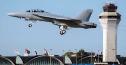 A Boeing-built F/A-18 Super Hornet takes off from Lambert International Airport in St. Louis. Since the F/A-18 debuted in 1983, Boeing has delivered more than 2,000 Hornets, Super Hornets and EA-18G Growlers to customers around the world including the U.S. Navy, Australia, Canada, Finland, Kuwait, Malaysia, Spain and Switzerland. A Boeing-built F/A-18 Super Hornet takes off from Lambert International Airport in St. Louis. Since the F/A-18 debuted in 1983, Boeing has delivered more than 2,000 Hornets, Super Hornets and EA-18G Growlers to customers around the world including the U.S. Navy, Australia, Canada, Finland, Kuwait, Malaysia, Spain and Switzerland.