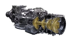 The Pratt & Whitney Canada PW127 turboprop engine. The Pratt & Whitney Canada PW127 turboprop engine.