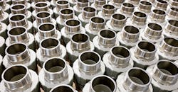 Metal pipe couplings. Metal pipe couplings.