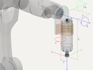 SprutCAM Tech&rsquo;s Robot Calibration mobile app measures the positions of various points on the tool and using these measurements to calculate the position of the TCP.
