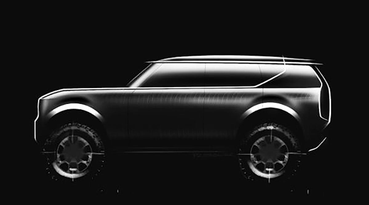 Scout Motors&rsquo; pickup trucks and SUVs will be built on a new all-electric platform.Scout Motors&rsquo; concept all-electric SUV.