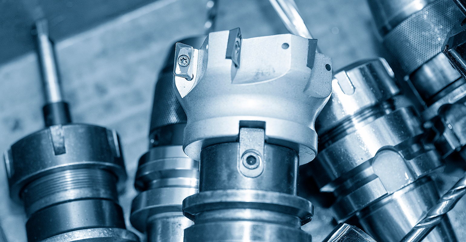 Examples of CNC cutting tools.