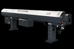 The LNS GT 342 automatic magazine bar feeder with a patented guiding system. The LNS GT 342 automatic magazine bar feeder with a patented guiding system.