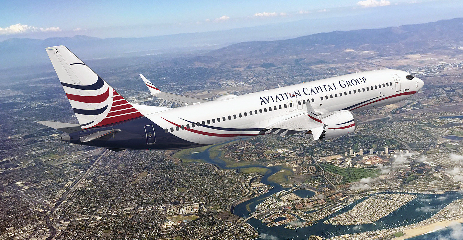 Boeing and Aviation Capital Group announce order for 12 737-8 jets, July 2022.