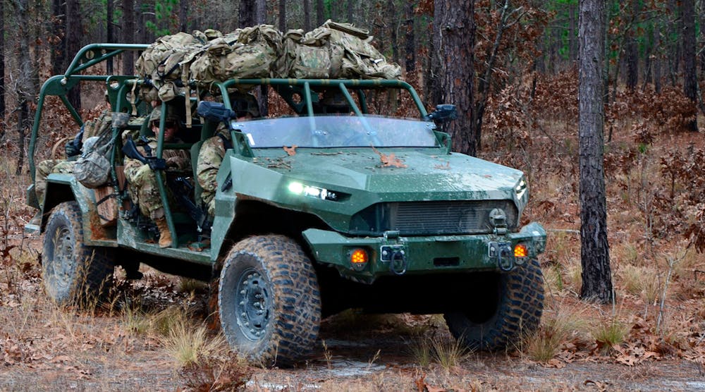 &ldquo;The light and agile Infantry Squad Vehicle, already fielded to the U.S. Army&apos;s 82nd and 101st Airborne Divisions, moves expeditiously across complex terrain.&rdquo;