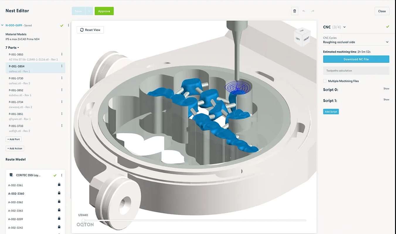Oqton Nest editor (2021)