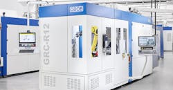 GRC-R12 Robot Cell for the GROB G150 five-axis universal machining center