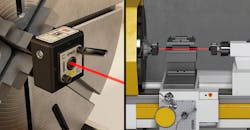 Hamar Laser Instruments’ L-703S four-axis lathe and turning-center spindle alignment system. Hamar Laser Instruments’ L-703S four-axis lathe and turning-center spindle alignment system.