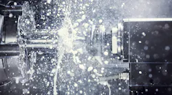 In through-spindle internal coolant systems, coolant streams through the tool tip directly at the cutting zone, efficiently evacuating chips and cooling the area without additional peak cycles. And that is a much more effective method of machining.