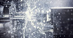 In through-spindle internal coolant systems, coolant streams through the tool tip directly at the cutting zone, efficiently evacuating chips and cooling the area without additional peak cycles. And that is a much more effective method of machining. In through-spindle internal coolant systems, coolant streams through the tool tip directly at the cutting zone, efficiently evacuating chips and cooling the area without additional peak cycles. And that is a much more effective method of machining.